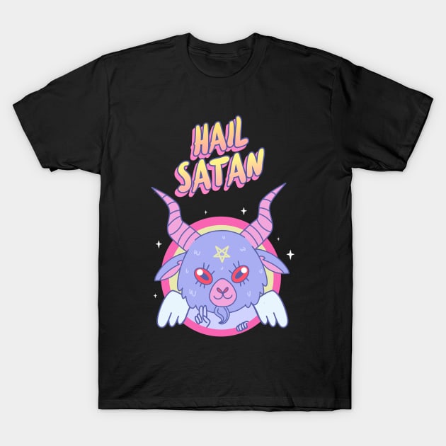 Hail Satan T-Shirt by Cat Vs Dog